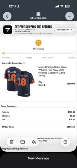 Official bears jersey