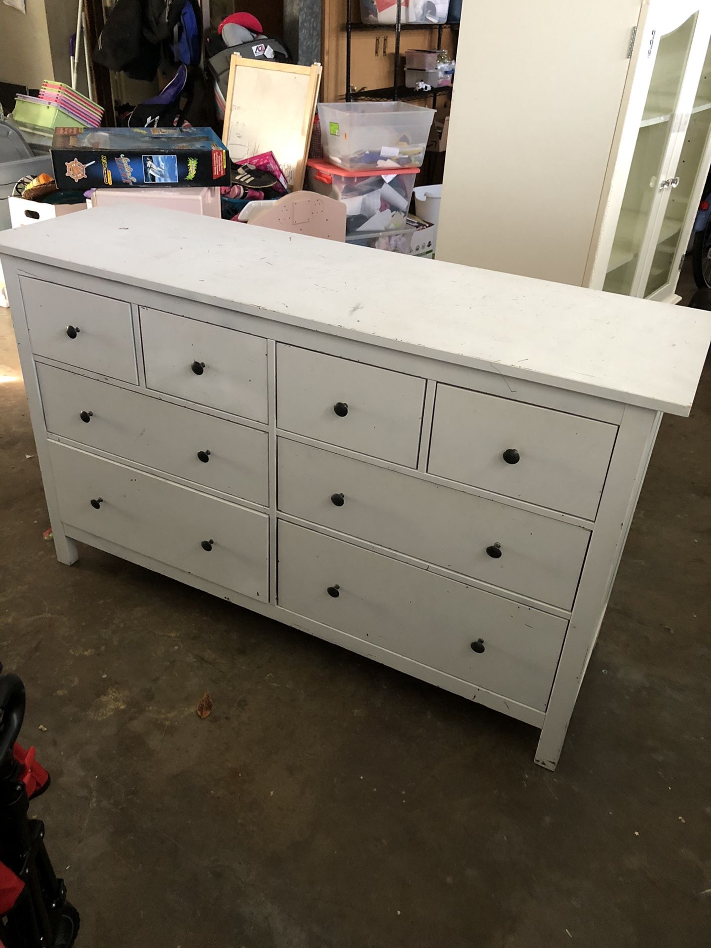 Large White Dresser