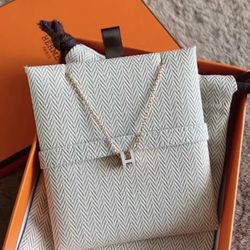 Hermes large H necklace. 