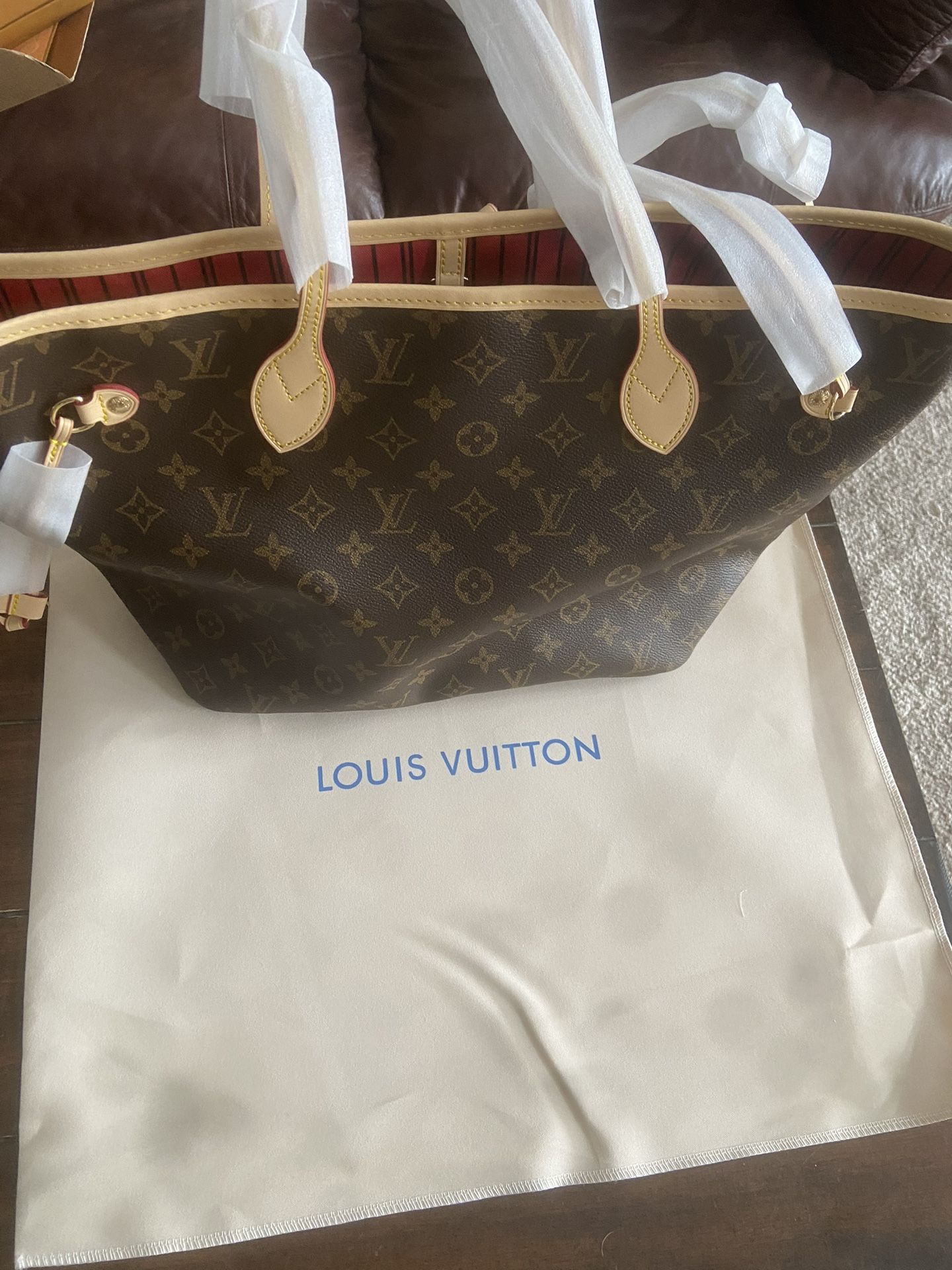 Brown Leather Tote Bag