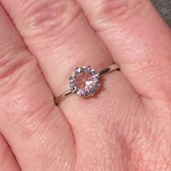 Pink Kunzite Ring S925 9.25 & 10