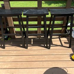 Black Bar Stools 