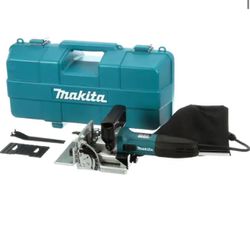 6 Amp Corded Plate Joiner with Dust Bag and Tool Case