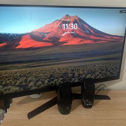 LG 32inch 1440p 144hz Monitor Speakers Come With Monitor