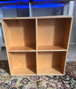 Wooden Bookshelf