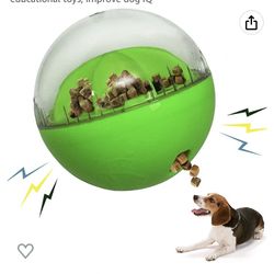 (Jokepy) Dog Ball Toy Treat Feeder For Dogs 