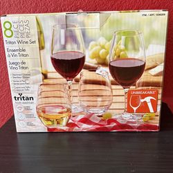 Brand New. Unbreakable 8 Pieces Wine Set. 