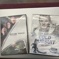 DVD MOVIES STAR TREKx NEMESIS & COLD PURSUIT