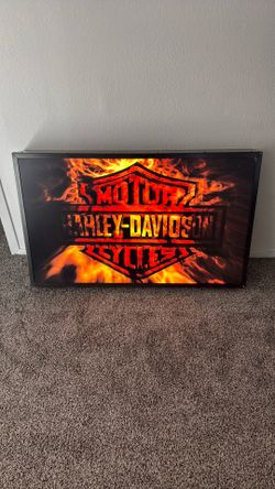 Harley Davidson Lighted Sign