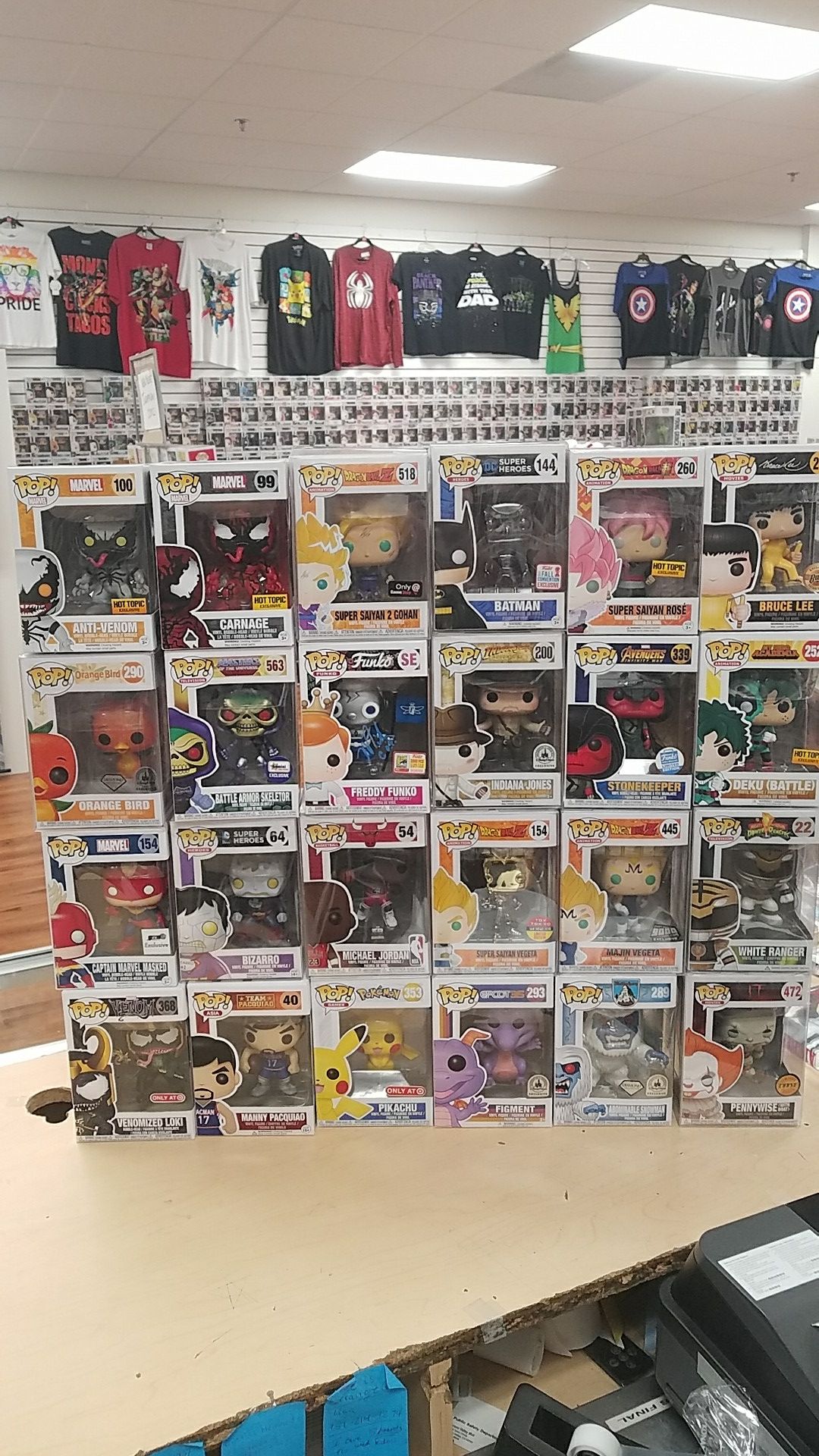 Comics and Anime, super store with exclusive rare funko pop