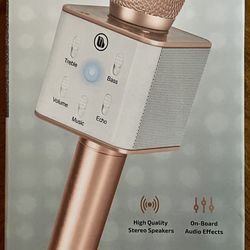 Rock Star Karaoke Microphone Rechargeable 