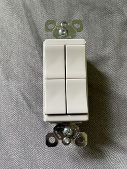 Pass & Seymour Legrand White 4-Way Rocker Light Switch White 4-Way Rocker Light