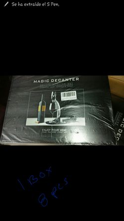 New Design Magic Red Wine Decanter Bottle Travel Quick Air Aerator Box Gift