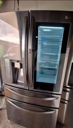 Lg Instaview Black Stainless Perfect Working Condition 