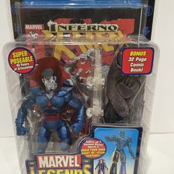 NEW Sealed Marvel Legends Mr. Sinister 2005 - Bonus Comic + Build-a-Sentinel Part