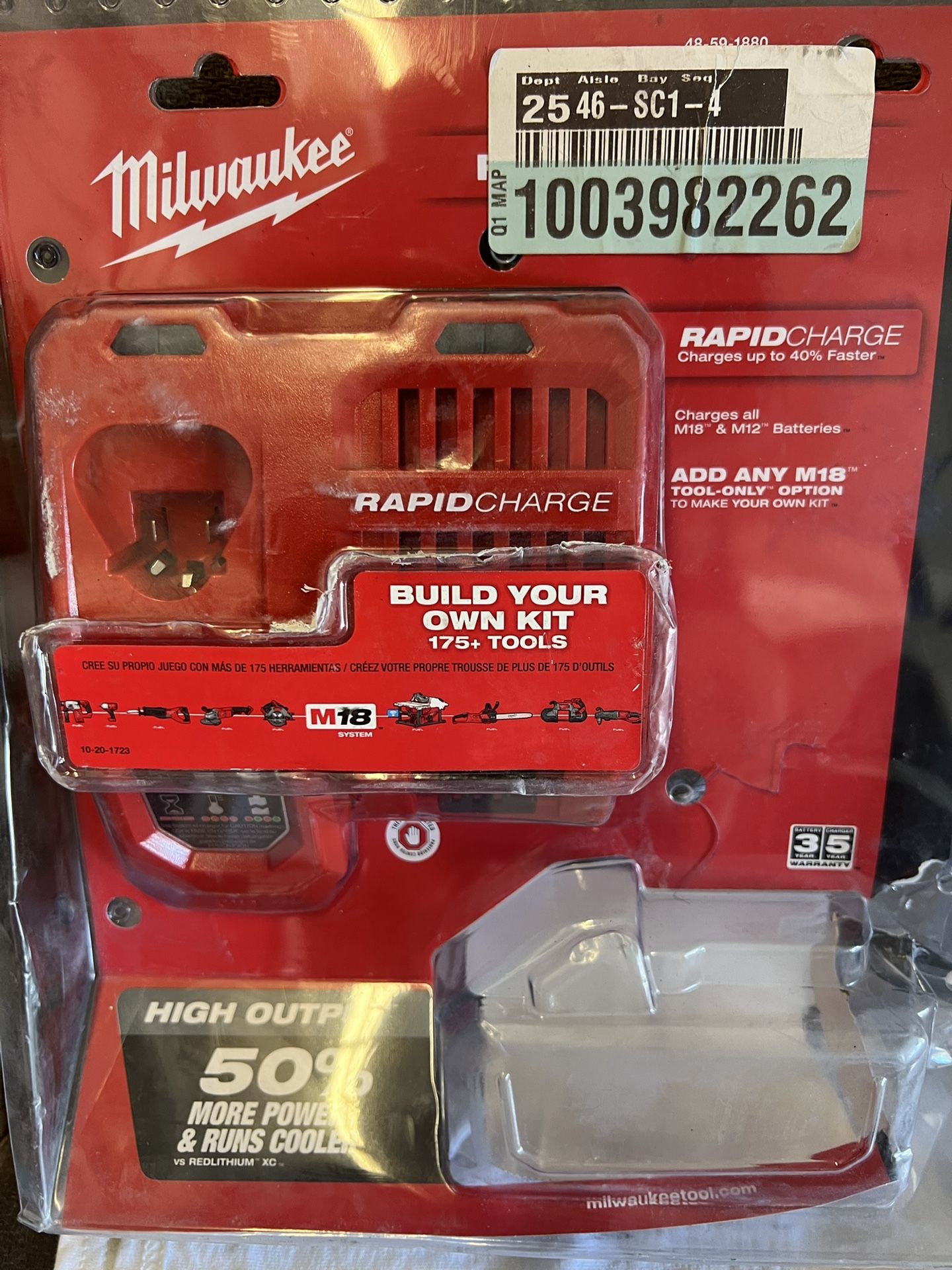 Milwaukee Charger Rapid M18/M12 Brand New