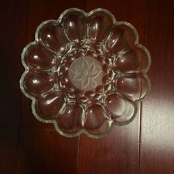 Vintage Princess House Fantasia Deviled Egg Server