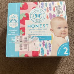 Honest Diapers 152 Count Size 2 12 - 18 LBS