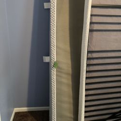 King mattress and metal Box spring 1.5 Years Old