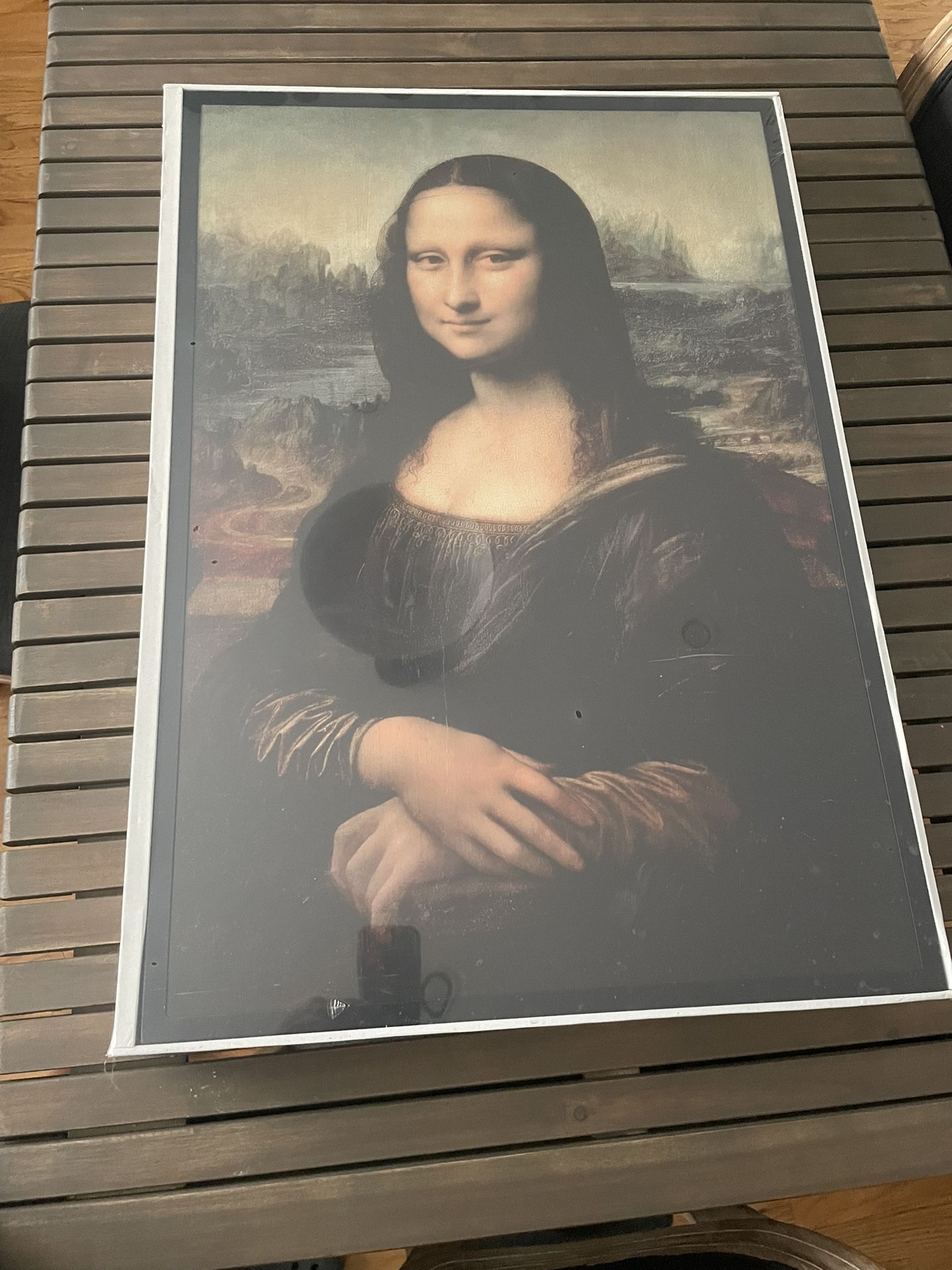 Virgil Abloh x IKEA MARKERAD MONA LISA Backlit Artwork