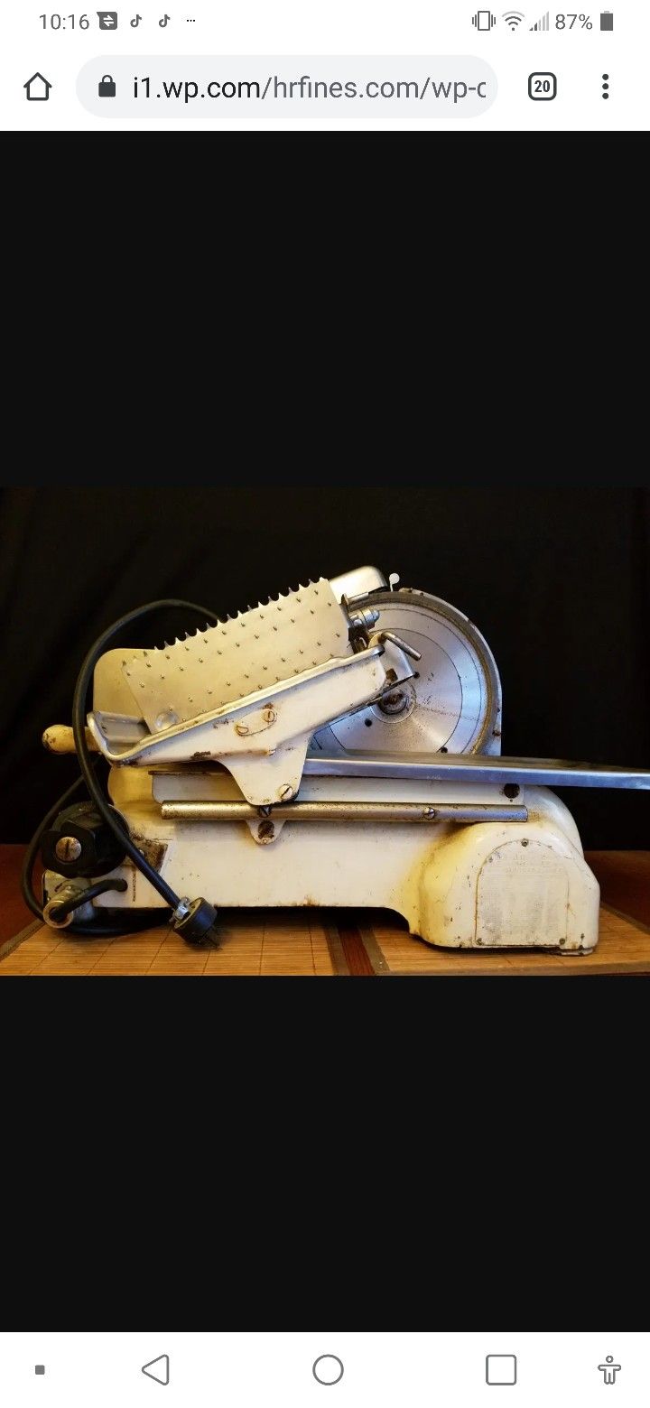 Berkel Vintage Meat Slicing Machine 1940