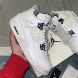 Jordan 4 Purple Metallic