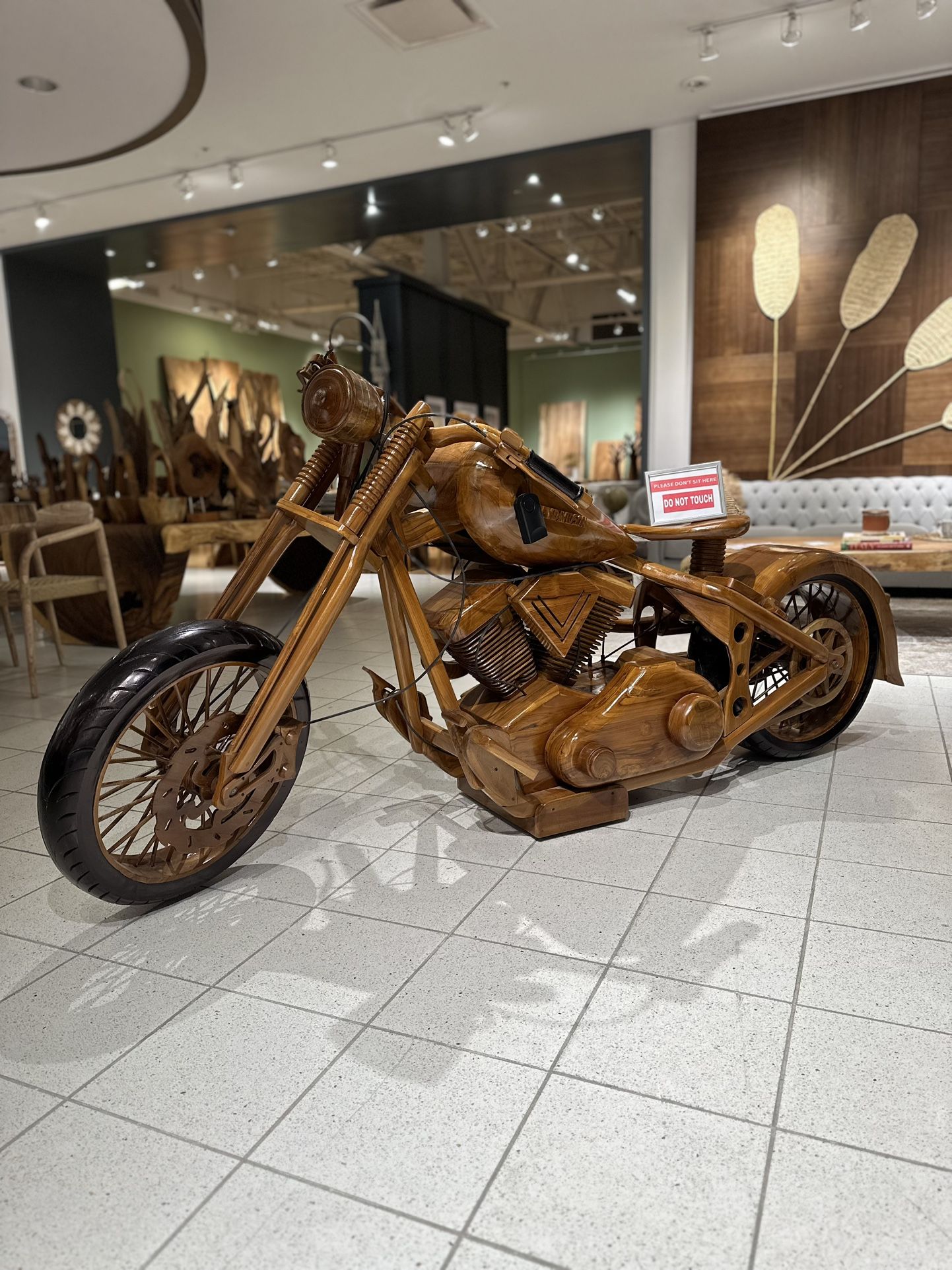 Custom Made Wooden Harley Davidson Motorcycle Sale!