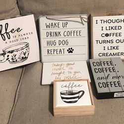 Coffee Theme Pictures /  Plaques
