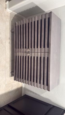 Grey cabinet