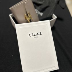 Celine Wallet - Triomphe Pebble