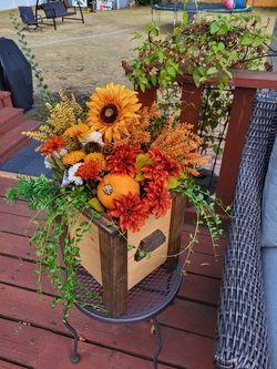 Fall Classic | Ready-to-Display Cedar Planter | $40 | Lakewood