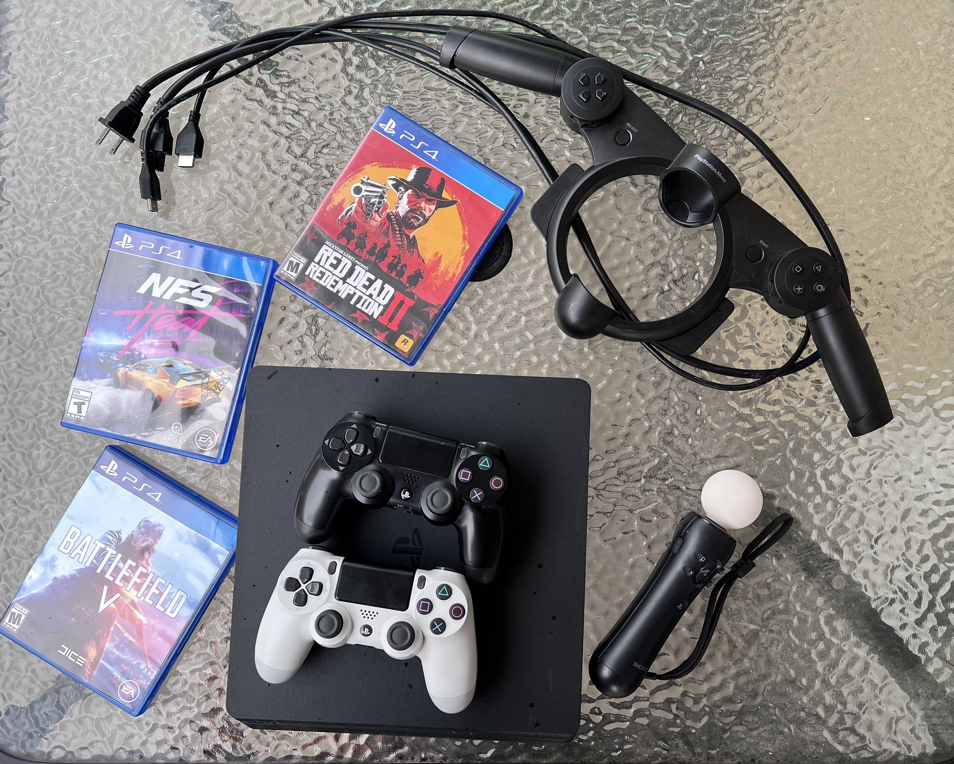 PS4 Slim 1TB (Games And Accessories)