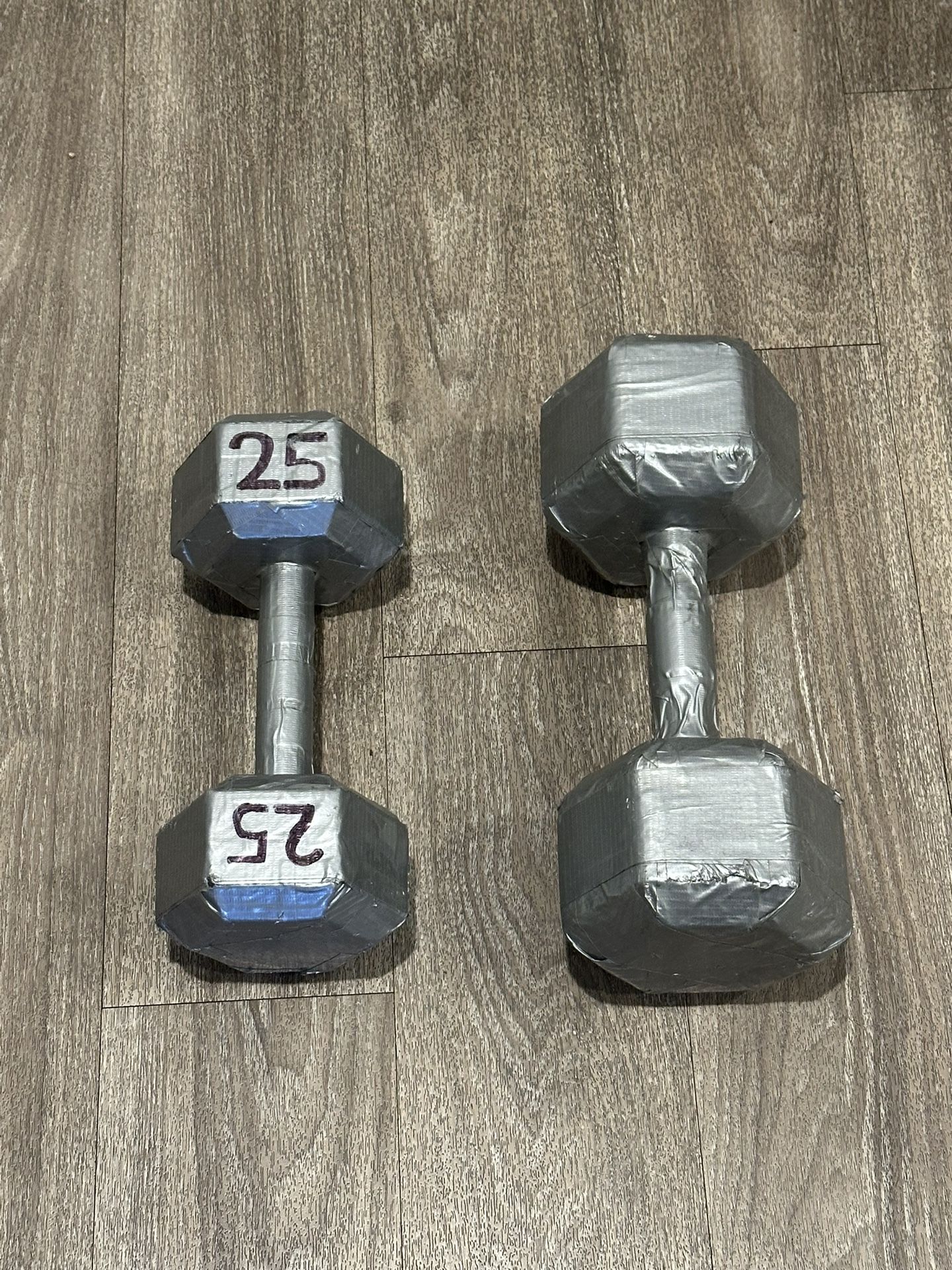 Dumbbells 25 lb. and 45 lb.