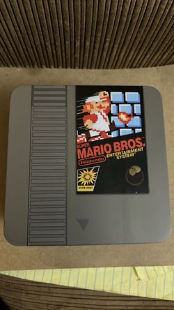Super Mario Bros. NES Cartridge Jigsaw Puzzle with Collectors Tin