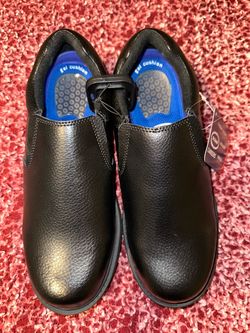 NWT Dr. Scholl's Advanced Comfort Careers Women's Slip-Resistant Work Shoes – Black (Size 8W)