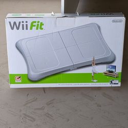 Wii Fit Board Still In Box W/ Work Out Dvd