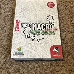 Micro Macro Crime City Full House Board Game 