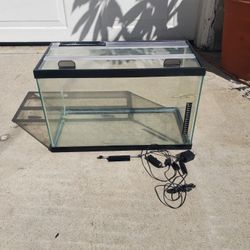 Fish Tank Aquarium With LED Light 