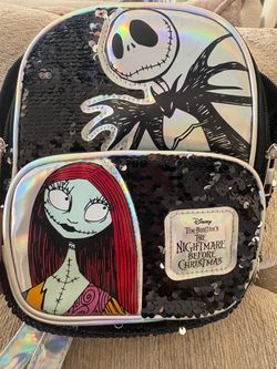 Disney Nightmare Before Christmas Sequin Mini Backpack