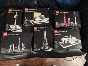 Lego Architecture Bundle  (21003, 21004, 21006, 21019, 21051, 21052)
