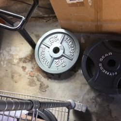 Pair Of 35 Pound Olympic Plates ( Weights )
