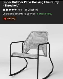 Target rocking chair