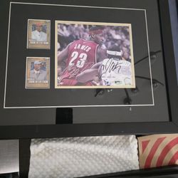 Lebron James And Carmelo Anthony Signed Memorabilia 