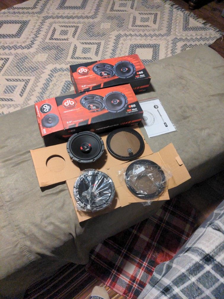 S 65 Speed Series 300 Watt 6.5" 2 Way Speaker S 2 Sets...4 Speakers 