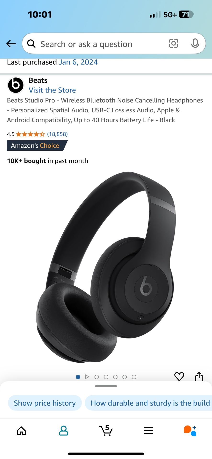 Beats Studio Pro - Wireless Bluetooth Noise Cancelling Headphones - Personalized Spatial Audio, USB-C Lossless Audio, Apple & Android Compatibility, U