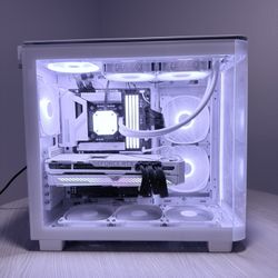 All White Gaming PC 3080