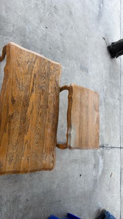 Small and large table