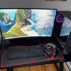 PC Gaming Setup High-Performance Gaming PC