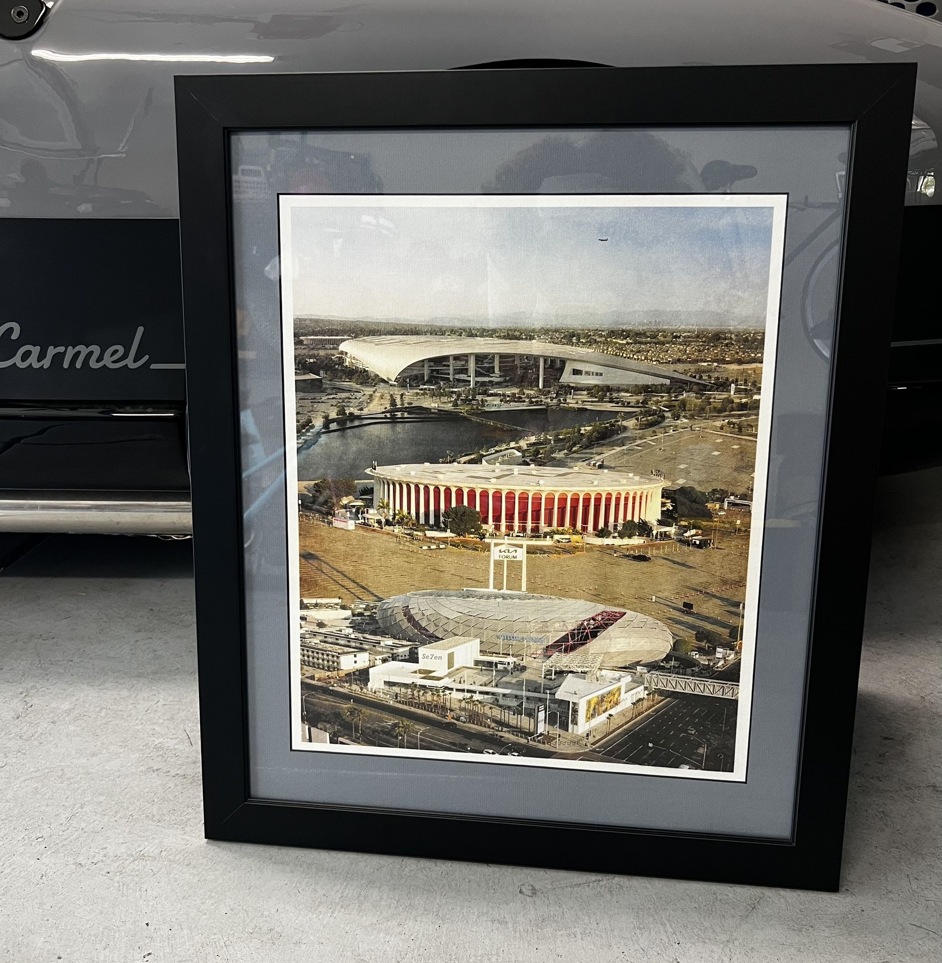 City Of Champions Wood Framed Photo