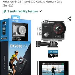 AKASO EK7000 Pro 4K Action Camera with Touch Screen 